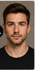 Hypothetical masculinized — Front view