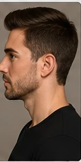 Hypothetical masculinized — Left Profile view